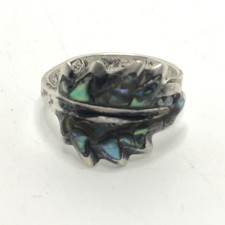 Vintage sterling silver ring size 7 adjustable