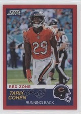 2019 Score Red Zone 12/20 Tarik Cohen #204 jg5