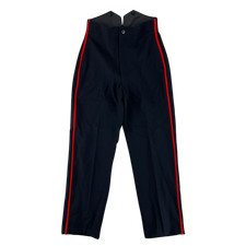 British Royal Marines Trousers No1 Dress Black Blues Red Stripe W29 L31