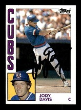 1984 Topps #73 Jody Davis HAND SIGNED AUTO