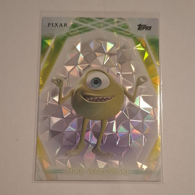 Topps Pixar Disney Die Monster AG Trading Card #119 Mike Wazowski Holo 2025 EN