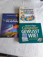 Computer-Bücher-Konvolut, Readerś Digest, 3er Set, neuwertige PC-Handbücher