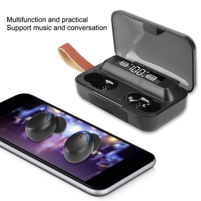 F9-13 Double Ears Electric Quantity Display Stable Connection Charging Sport Fit