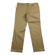 Dockers Signature Khaki Pants Men's 38x32 Slim Fit Lux Cotton Stretch Beige