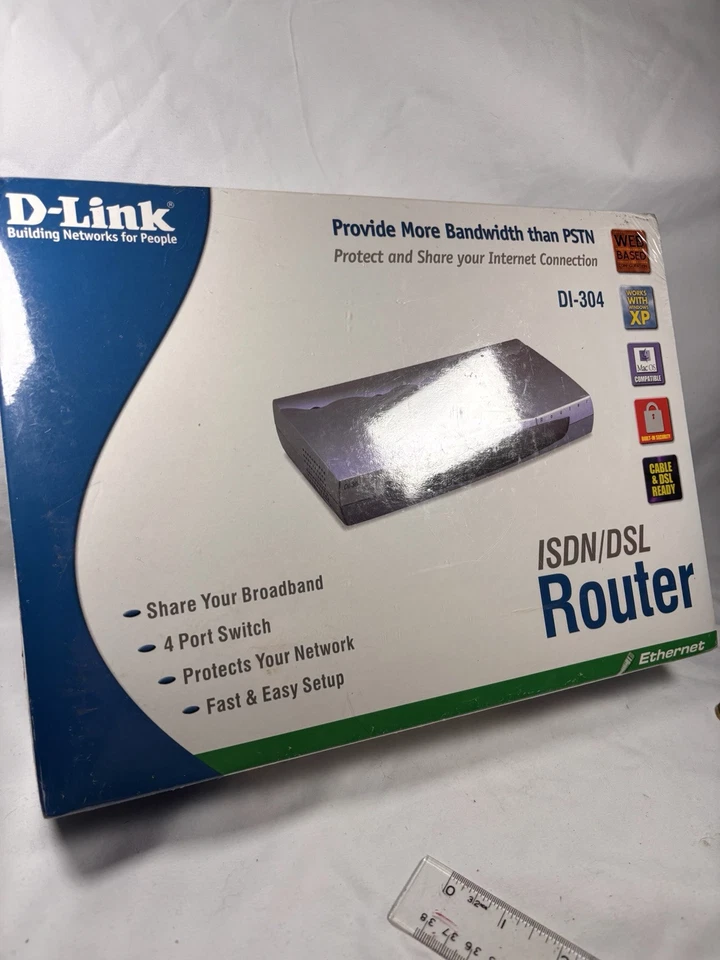 D-Link DI-304 ISDN Remote Access Router -NEW SEALED - Image 2 of 4