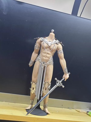 1/6 Scale Male Silver Metallic Elf Costume Outfit Model For 12'' Action Figures