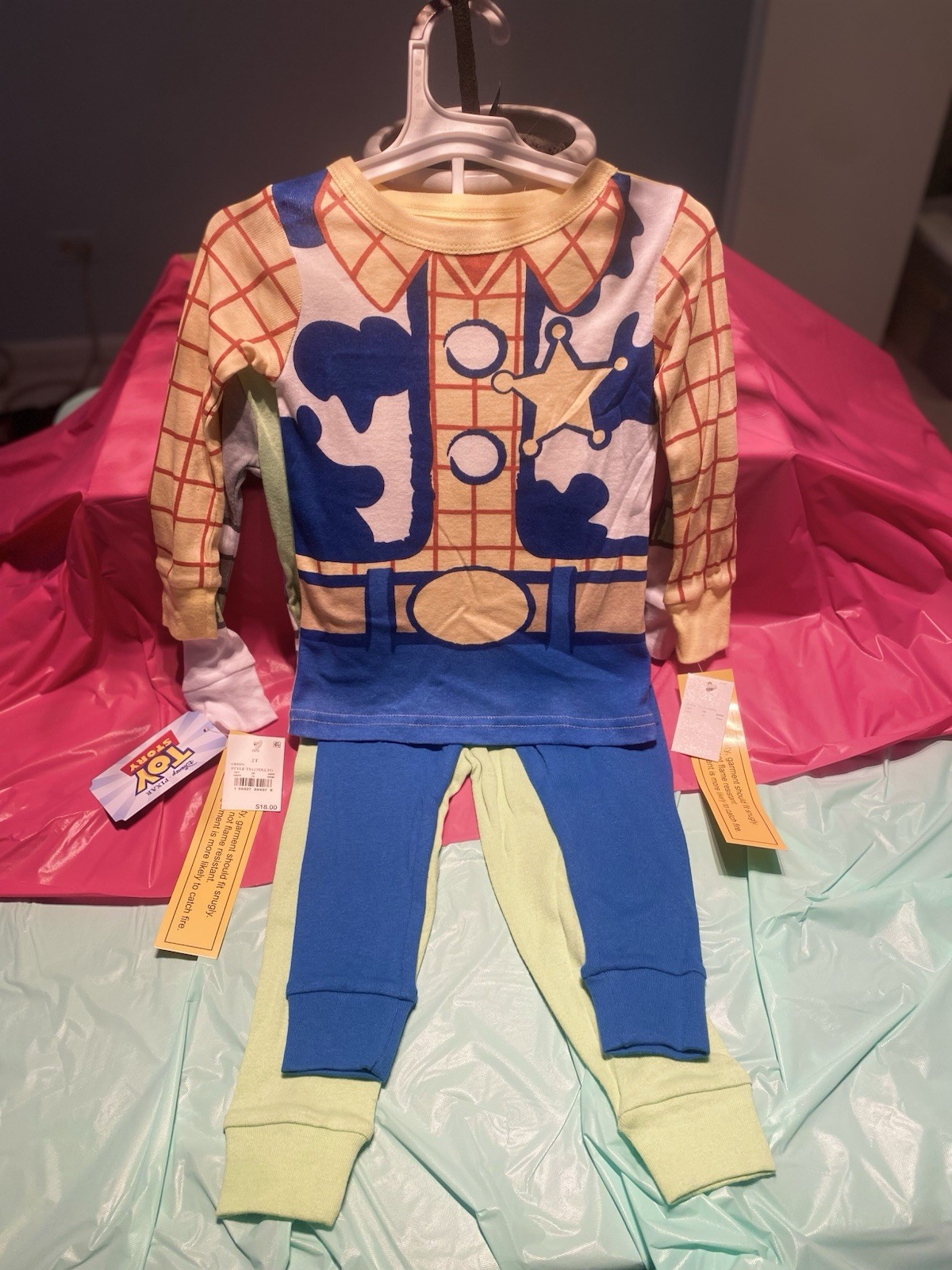 Disney Pixar Toy Story Adventures Little Sleepies Two-Piece PJ Set Size 2T