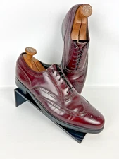 Vtg. Florsheim Imperial Kenmoor Bordeaux Wingtip Oxfords Men's Shoes Size 11.5 D