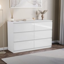 Modern High Gloss Chest of Drawers Bedside Bedroom Furniture