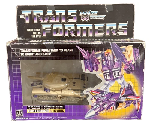 Transformers G1 – Blitzwing Figure – Vintage 1986 Hasbro Complete