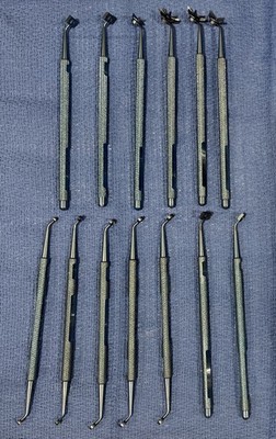 Set of 13 Karl Storz Surgical Ophthalmic Instruments Titanium (L)