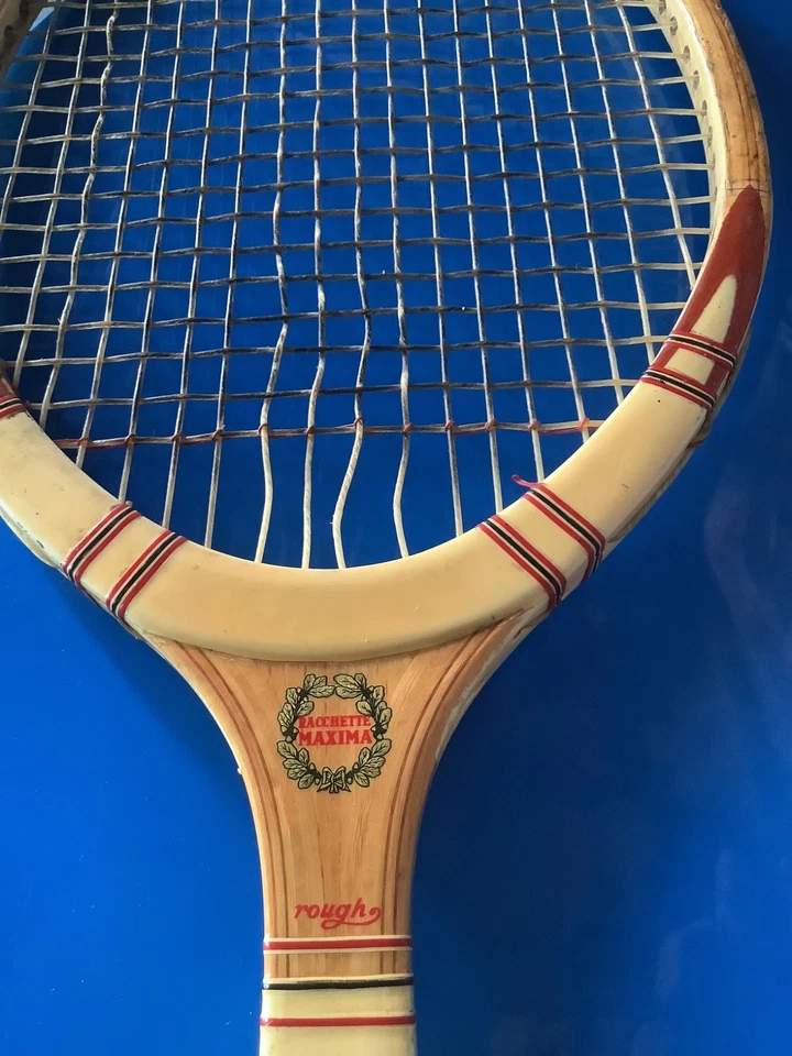 Racchetta tennis  MAXIMA TORNEO LA RACCHETTA DELLO SCUDETTO originale anni '70 - Immagine 3 di 4