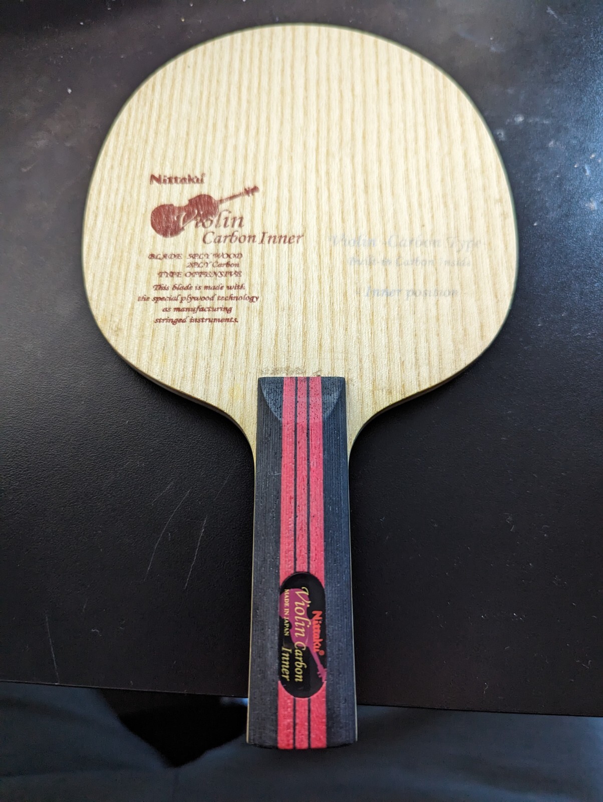 Nittaku Violin table tennis blade used once eBay
