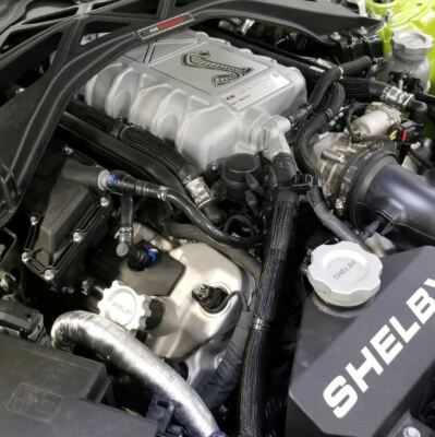 SHELBY Logo Billet Aluminum 6 PC. Engine Cap Set - 2020-2022 Ford SHELBY Logo Billet Aluminum 6 PC. Engine Cap Set - 2020-2022 Ford