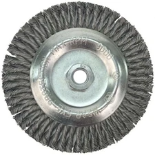 3 Pack - 6" x 5/8-11" Stainless Steel Stringer Bead Wire Wheel For Angle Grinder