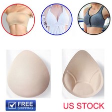 2PCS Foam Bra Pad Push Up Sponge Inserts Mastectomy Breast Cleavage Enhancer