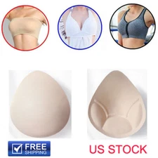 2PCS Foam Bra Pad Push Up Sponge Inserts Mastectomy Breast Cleavage Enhancer
