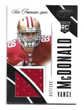 2013 Panini Certified Potential Materials #39 /299 Vance McDonald Football Card