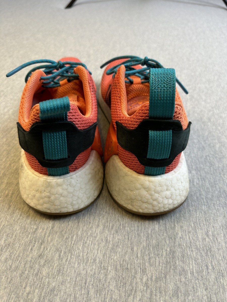 Adidas Mens NMD R2 Sneaker Size 8.5 Summer Spice Orange  display picture 3