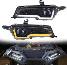 Headlights Front LED Head Lamps DRL for 2017-2023 Polaris Sportsman XP 1000