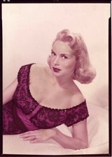 Janet Leigh Sulty Vintage Studio 1950's Pin Up Photo Original 5x7 Transparency