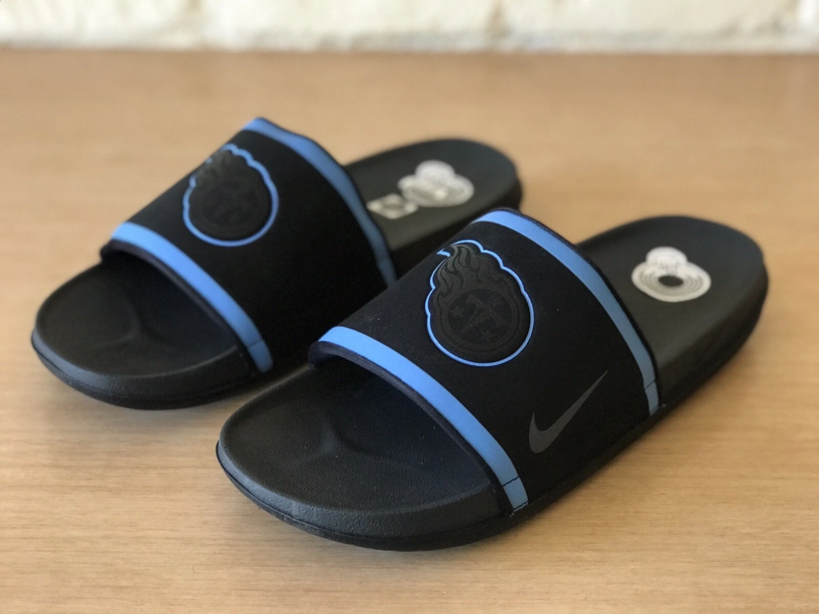 Sandalo Nike Offcourt Slide Tennessee Titans nero blu slides DD0551 001 uomo 12