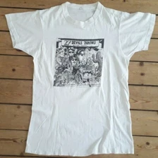 27 DEVILS JOKING Actual Toons 1986 Vintage T Shirt LP S M 7" Roky Erickson Sloan