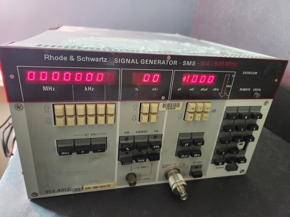 Rohde & Schwartz 302 4012 Signal Generator | eBay