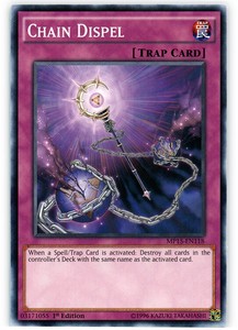 Chain Dispel - MP15-EN118 - Common - 1st Edition x3 - Near Mint