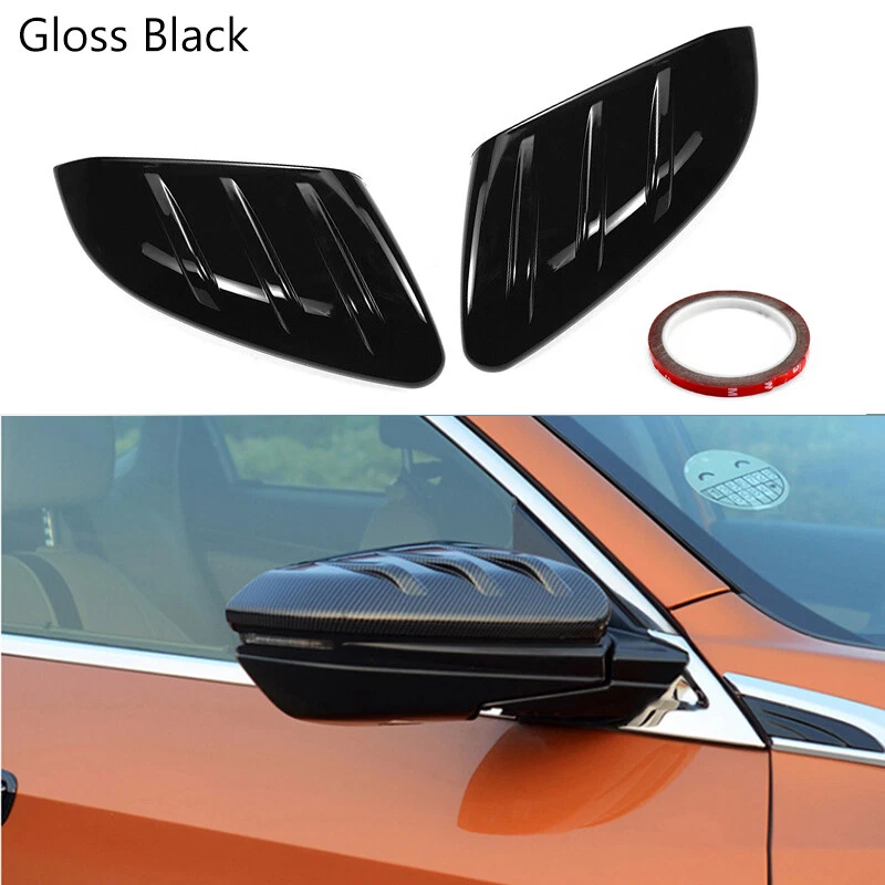 FOR 2016-2021 HONDA CIVIC GLOSS BLACK ADD-ON MU STYLE SIDE MIRROR COVER CAPS New