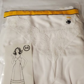 New Vintage STONE Apperial FULL SLIP Size 36 M USA Adjustable Snip A Length 01