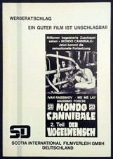 Jungle Holocaust - Last Cannibal World  - German Pressbook * Deodato * Zombie *
