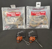 Trophyline TechCore Ropes Multi Color With Ropeman 1 Ascendor Double Package New
