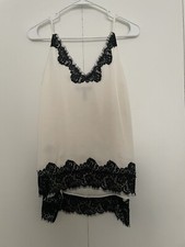 BCBGMAXAZRIA Helena Lace Trim cami