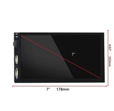 Autoradio Android 7" Pollici 2din DAB + Stereo Bluetooth WIFI GPS Camera USB Aux - Miniatura 2