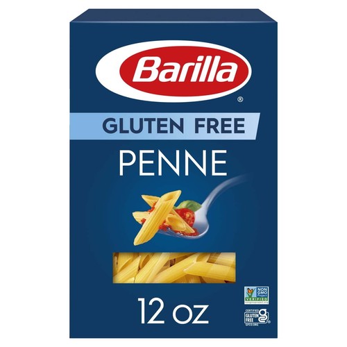 (4 pack) Barilla Gluten Free Penne Pasta, 12 oz,Vegan and vegetarian