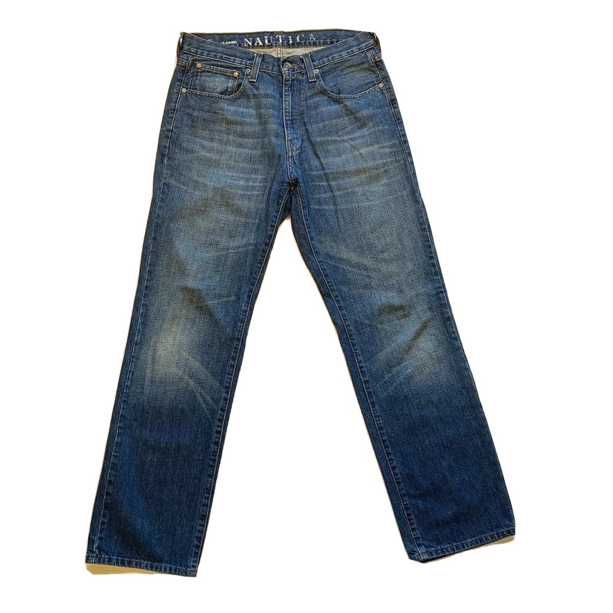 Vintage Nautica Jeans Mens 32x32 Actual (33x33) Relaxed Fit 