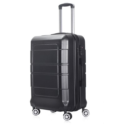 AEDILYS 20'' Carry-on Luggage with Ergonomic Handles and TSA Lock, Black