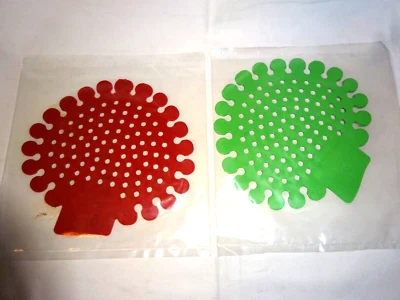 ROBERT SCOTT Urinal Screen Deodoriser Mats x 2 Fresh Toilet Fragrance For 30 Days FREE P&P