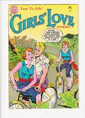 GIRLS' LOVE#26 -comic book D.C.   PRE CODE ROMANCES The Sea Nymph's Love