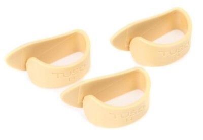 NEW Graph Tech 1.40mm Warm Tone Thumb Picks (3) - VINTAGE CREAM, #PQP-0140-V3