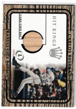 2001 Fleer Baseball Hit Kings CARLOS BELTRAN Game Used Bat Relic! Royals!