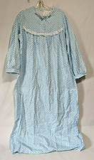 Vintage JC Penney Women's Large Long Gown Floral Pattern Sleepwear Bed Dress