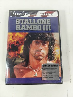 Rambo III (DVD, 2003, 2-Disc Set, Special Edition) NEW