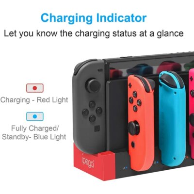 NS Joy-Con Controller Ladegerät Ladestation Halterung für Nintendo Switch