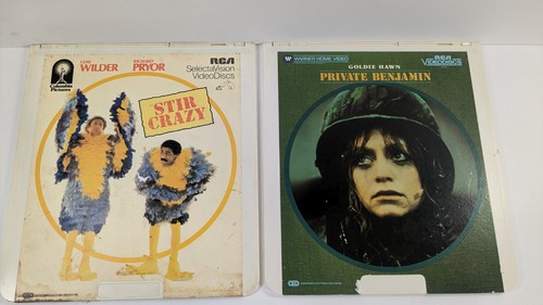 24 Lot RCA CED SelectaVision VideoDiscs Movies Collection Mixed Bundle Vintage - Foto 4 di 16