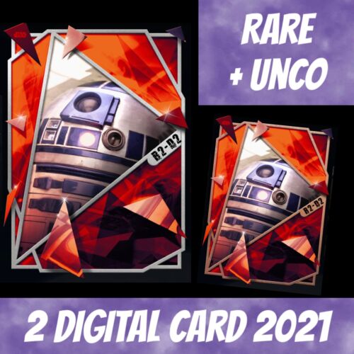 Topps Star Wars Card Trader R2-D2 Fractured Silver + Bronze Rots 2021 Digital - Foto 1 di 6