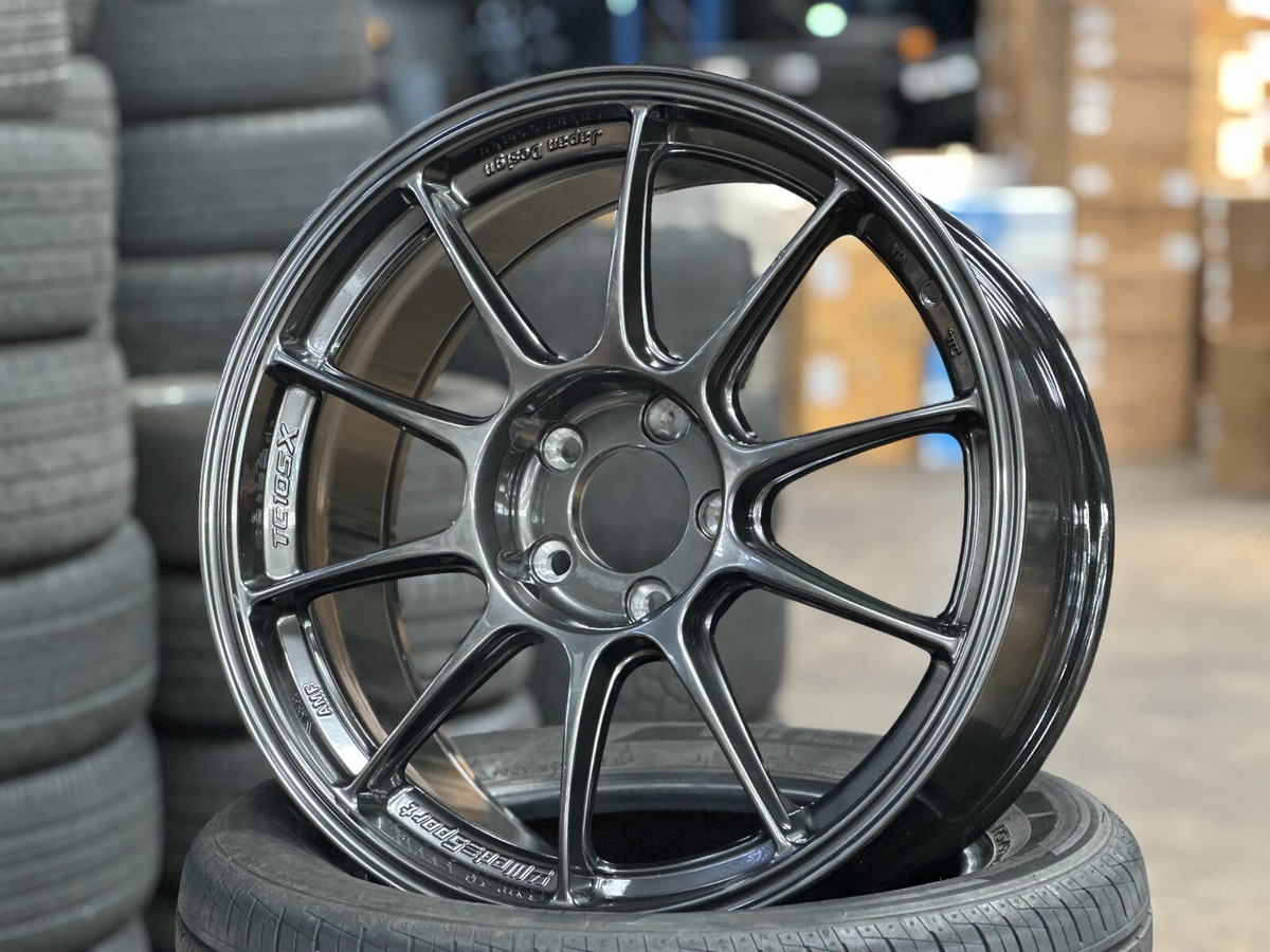 オーガスタ NEW 18x8.5J AOW TC105X 5x114.3 (4 Wheel) Fit HONDA MAZDA TOYOTA