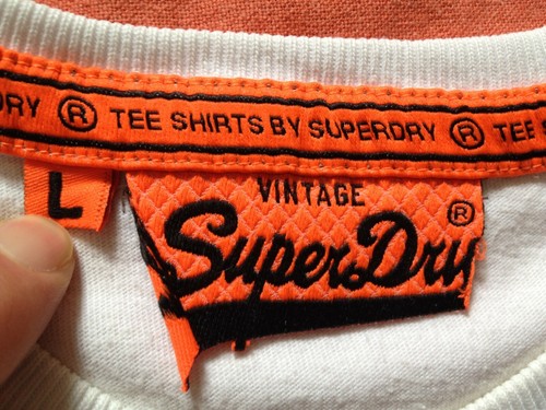 SUPERDRY JAPAN T-SHIRT OSAKA 6 WHITE LARGE SIZE - Picture 5 of 11