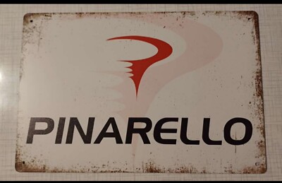 Pinarello  BLECHSCHILD 20 X30 CM TOTAL NEU  VINTAGEOPTIK